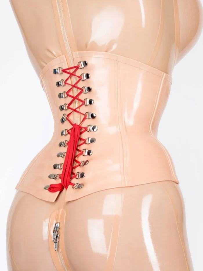 Latex Corset with Restrictive Waist Band