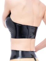 Latex Ladies'  top with halterneck